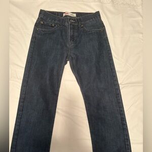 Levi's Dark Blue Straight Jeans